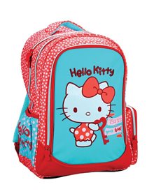 Τσάντα Πλάτης Δημοτικού Οβάλ Hello Kitty Sweetheart - 335-74031 GIM Τσάντες Δημοτικού