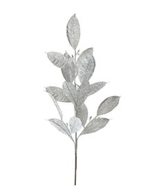 Χριστουγεννιάτικο Διακοσμητικό Κλαδί Με Ασημί Glitter 80cm - 79043 Alexandros Iliadis Χριστουγεννιάτικα Στολίδια