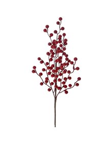 Χριστουγεννιάτικο Διακοσμητικό Κλαδί Berry Kόκκινο 60cm - 75413 Alexandros Iliadis Χριστουγεννιάτικα Στολίδια