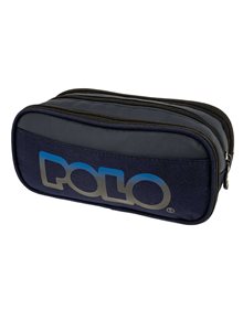 Polo Κασετίνα Τριπλή Cryptic Μπλε Νύχτας - 9370015000 Polo Σχολικές Κασετίνες
