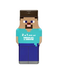 Air-Val Παιδικό Αφρόλουτρο & Σαμπουάν 2-Σε-1 Minecraft 400ml - 126.136 Air Val International Ομορφιάς