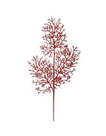 Χριστουγεννιάτικο Διακοσμητικό Κλαδί Κοραλί 64cm - 79212 Alexandros Iliadis Χριστουγεννιάτικη Διακόσμηση