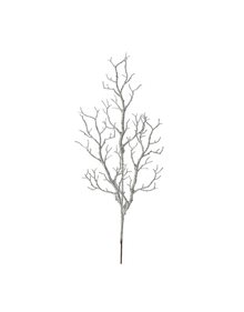 Χριστουγεννιάτικο Διακοσμητικό Κλαδί Με Ασημί Glitter 65cm - 79033 Alexandros Iliadis Χριστουγεννιάτικα Στολίδια