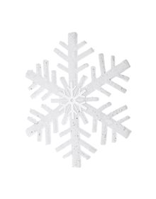 Χριστουγεννιάτικο Διακοσμητικό Λευκή Νιφάδα 25cm - 82331 Alexandros Iliadis Χριστουγεννιάτικα Στολίδια