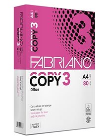 Φωτοτυπικό Χαρτί Α4 Fabriano Copy3 80gr 500 Φύλλα - 18-150 Fabriano Τετράδια