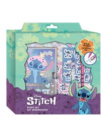 Ημερολόγιο Disney Με Κλειδαρία Μαγικό Στυλό & Αυτοκόλλητα Lilo & Stitch - 000565264 Diakakis Τετράδια