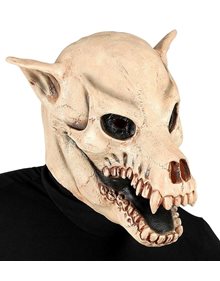 Αποκριάτικη Μάσκα Προσώπου Latex Κρανίο Σκύλου - 00977 Magic Season Μάσκες