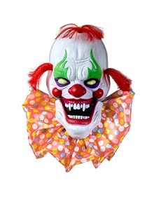 Αποκριάτικη Διακοσμητική Μάσκα Κλόουν Με Ομιλία Κίνηση Στόματος & Μάτια LED - 07107 Magic Season Μάσκες
