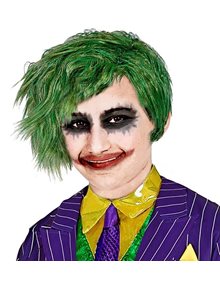 Αποκριάτικη Παιδική Περούκα Evil Clown Πράσινη - 01988 Widmann Περούκες