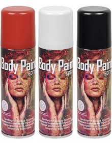 Αποκριάτικο Σπρέυ Χρώμα Σώματος Body Paint 125ml Σε 3 Χρώματα - 3-2057 Air Pack Κοσμήματα | Αξεσουάρ