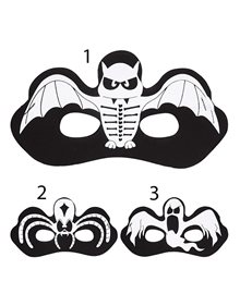 Αποκριάτικη Μάσκα Ματιών Ενηλίκων Halloween Σε 3 Σχέδια - 9316H Widmann Μάσκες