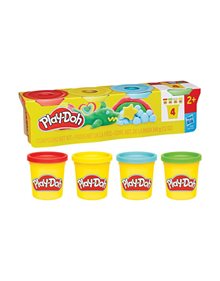 Playdoh Πλαστελίνη Κλασικό Σετ 4 Χρώματα - G0688 Hasbro Πλαστελίνες