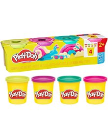 Playdoh Πλαστελίνη Σετ 4 Χρώματα - G0689 Hasbro Πλαστελίνες