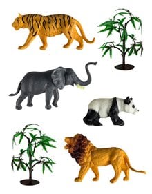 Παιδικό Σετ 4 Φιγούρες Άγριων Ζώων Animal Series - 70734604 BlablaToys D.I Διαδραστικά