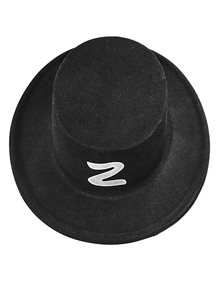 Αποκριάτικο Καπέλο Ζορό Μαύρο - 231990 Carnavalista Αξεσουάρ Κεφαλιού