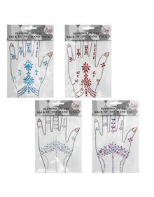 Αυτοκόλλητα Gems Για Το Χέρι Σε 4 Σχέδια - 232486 Carnavalista Αυτοκόλλητα | Ετικέτες