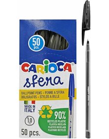 Στυλό Carioca Sfera Box Ballpoint 1.0mm - Μαύρο - 41643 Carioca Στυλό