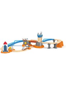 Ξύλινος Σιδηρόδρομος Αποστολή Στο Διάστημα Hape Railway - E3798 Hape Τρένα