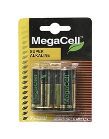 Megacell Αλκαλικές Μπαταρίες Μεσαίες C 1.5V 2 τμχ - 4-2 Mega Cell Μπαταρίες