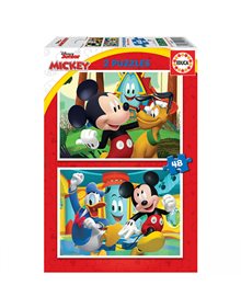 Παιδικό Παζλ Educa 2x48 Mickey Mouse Fun House - Π.019.312 Educa Παιδικά Puzzle