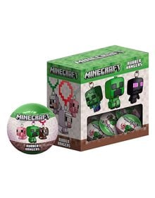 Φιγούρα Μπρελόκ Rubber Minecraft Σε Μπάλα Έκπληξη 1Τμχ - 10588746 Gama Brands Φιγούρες Δράσης