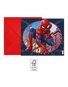 Προσκλήσεις & Φάκελοι Spider-Man Crime Fighter 14x10cm 6Τμχ | Procos - 93951 Procos Ευχετήριες Κάρτες