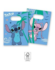Σακούλα Δώρου Stitch & Angel 16x22cm 4Τμχ | Procos - 96915 Procos Τσάντες Δώρου