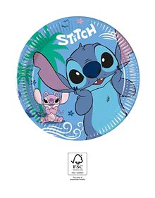 Χάρτινα Πιατάκια Stitch Next Generation 20cm 8Τμχ | Procos - 96938 Procos Πιατάκια