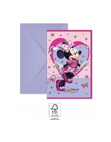 Προσκλήσεις & Φάκελοι Minnie Junior 14x10cm 6Τμχ | Procos - 93942 Procos Ευχετήριες Κάρτες