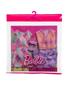 Barbie Μόδες Σετ Των 2 Καρό - HYV06 Mattel Κούκλες