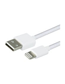 Καλώδιο Φόρτισης & Μεταφοράς Δεδομένων Green Mouse USB-A σε Lightning  2m Λευκό - 46956802 Green Mouse Καλώδια & Φορτιστές