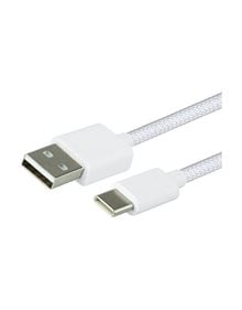 Καλώδιο Φόρτισης & Μεταφοράς Δεδομένων Green Mouse USB-C Σε USB-Α 2m Λευκό - 46956804 Green Mouse Καλώδια & Φορτιστές