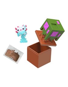 Φιγούρα Μίνι Εξόρυξης Minecraft Mc Airborne Axolotl - JKF68 Mattel Φιγούρες Δράσης