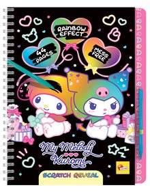My Melody And Kuromi Scratch Reveal - 03.13287 Lisciani Giochi Τετράδια
