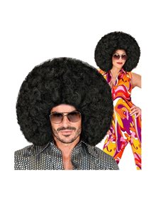 Αποκριάτικη Περούκα Ενηλίκων Μεγάλη Afro Μαύρη - 02013 Widmann Αποκριάτικα Αξεσουάρ