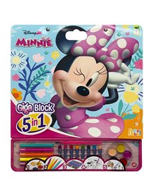 Σετ Ζωγραφικής Giga Block 5 Σε 1 Disney Minnie Cute | As - 1023-62760 As Company Σχολικά Σετ