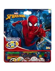 Σετ Ζωγραφικής Giga Block 5 Σε 1 Marvel Spiderman Evergreen | As - 1023-62762 As Company Σχολικά Σετ