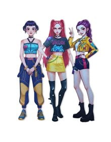Ξύλινο Κάδρο K-Pop Demon Hunters - LT2026103 BlablaToys D.I Διάφορα Διακοσμητικά