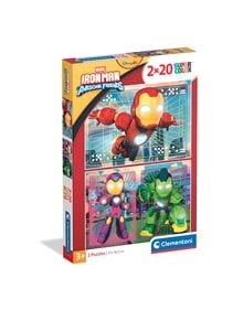 Παζλ 2x20pcs Supercolor IronMan And His Awesome Friends - 1200-24828 As Company Παιδικά Puzzle