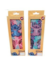 Παιδικό Σετ Βούρτσα Μαλλιών & Scrunchies Stitch Σε 2 Σχέδια 1Τμχ - 1027-64276 As Company Ομορφιάς
