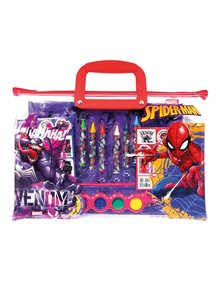 Σετ Ζωγραφικής Marvel Spiderman Σε Διάφανη Τσάντα - 1023-68007 As Company Μπλόκ