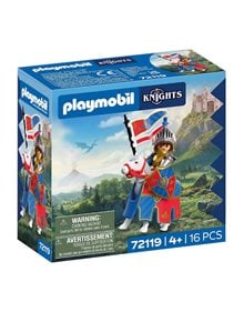Playmobil Knights Αρχηγός Λεοντόκαρδων Ιπποτών Με Άλογο - 72119 Playmobil Playmobil