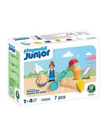 Playmobil Junior Παιχνίδια Στην Άμμο Με Την Ζαχαροπλάστρια - 72006 Playmobil Playmobil