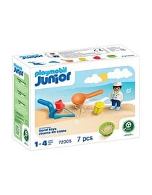 Playmobil Junior Παιχνίδια Στην Άμμο Με Τον Παγωτατζή - 72005 Playmobil Playmobil
