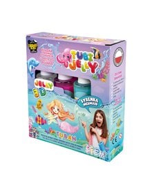 Σετ Tubi Jelly Γοργόνες Για Δημιουργία 3D Φιγούρων Gel Με 3 Χρώματα - TU3316 Tuban Διαδραστικά