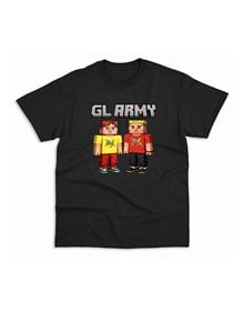 Παιδικό T-Shirt GL Army 2 Ψηφιδωτοί - Μαύρο | Blabla Toys - 008647M BlablaToys D.I T-shirts