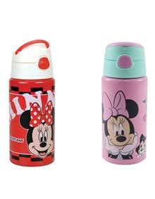 Παγούρι Flip Αλουμινίου Minnie 500ml Σε 2 Διαφορετικά Σχέδια - 553-06248 GIM Παγούρια