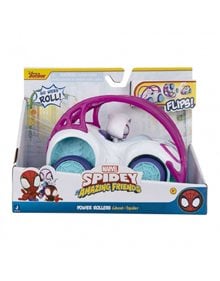 Φιγούρα Δράσης & Όχημα 15εκ. Marvel Spidey and His Amazing Friends Power Rollers Ghost Spider -  JWS00162 Jazwares Οχήματα