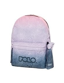 Polo Σακίδιο Πλάτης Original Double Scarf Gradient Pink/Blue - 9012628412 Polo Τσάντες Γυμνασίου | Λυκείου