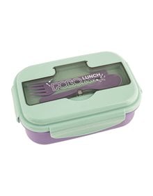 Polo Δοχείο Φαγητού Με Διαχωριστικό P/P Violet/Light Cyan - 9510384657 Polo Τσάντες και Δοχεία Φαγητού